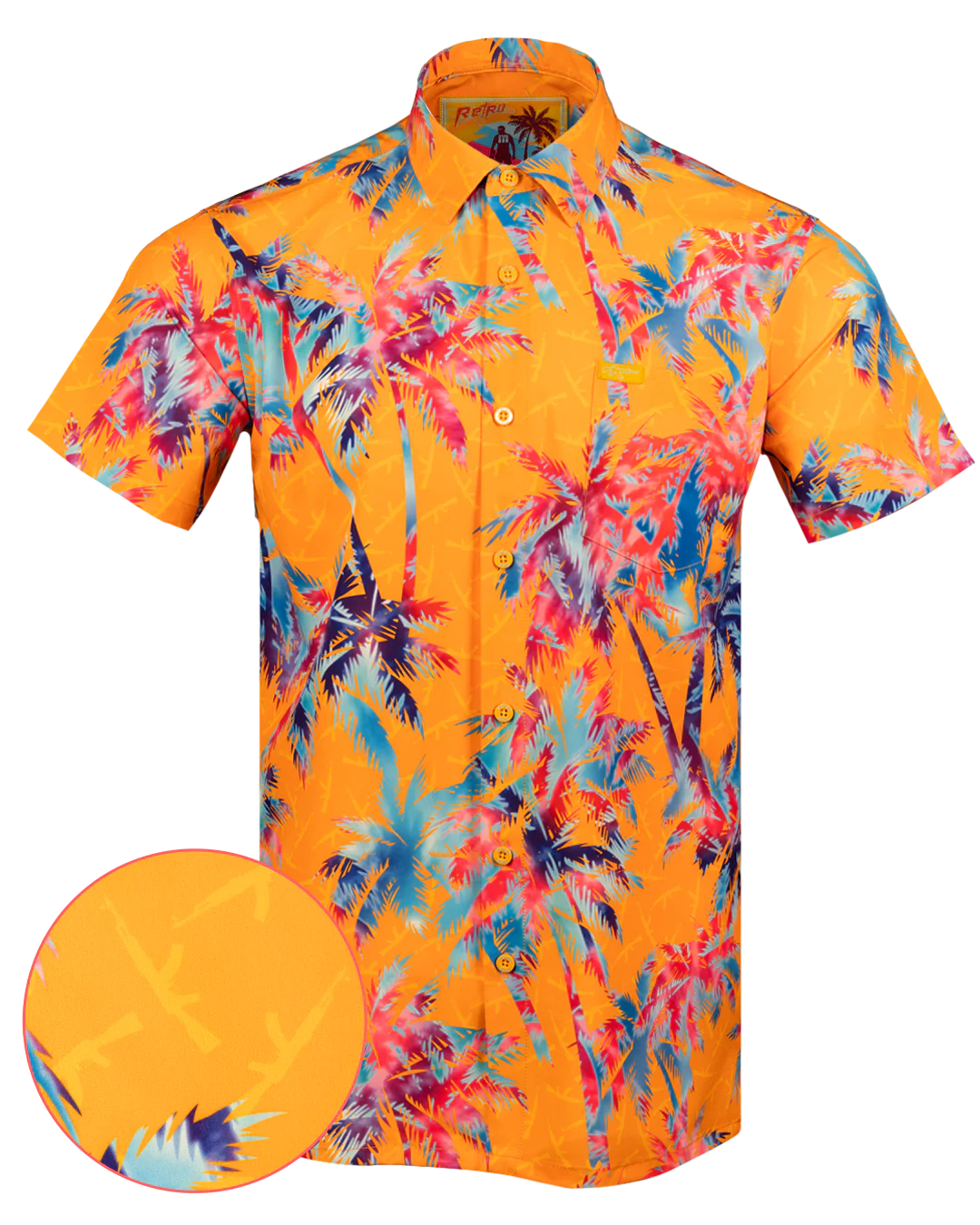 AK's and Vacays (Orange) Button Down