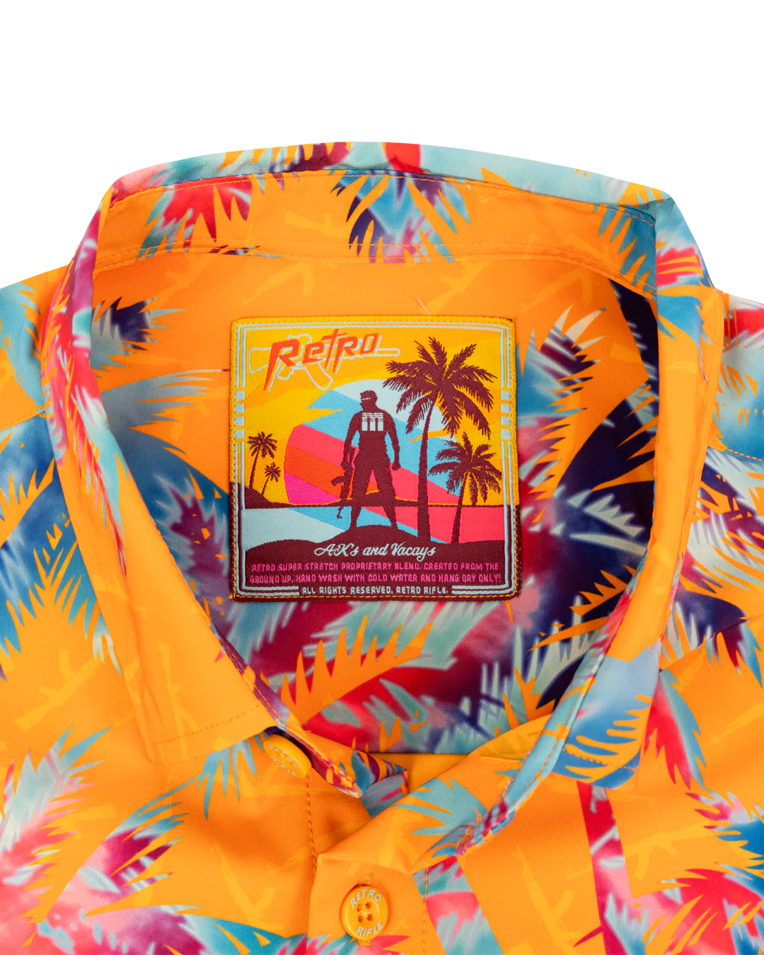 AK's and Vacays (Orange) Button Down - Image 4