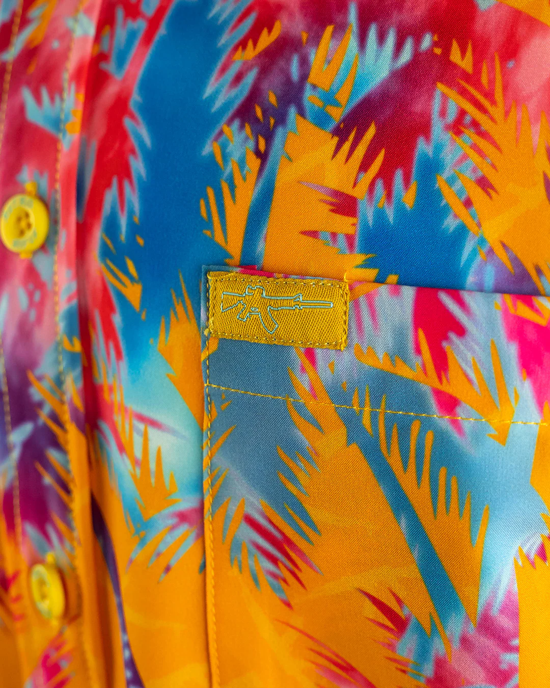 AK's and Vacays Orange Button Down (Youth) - Image 3