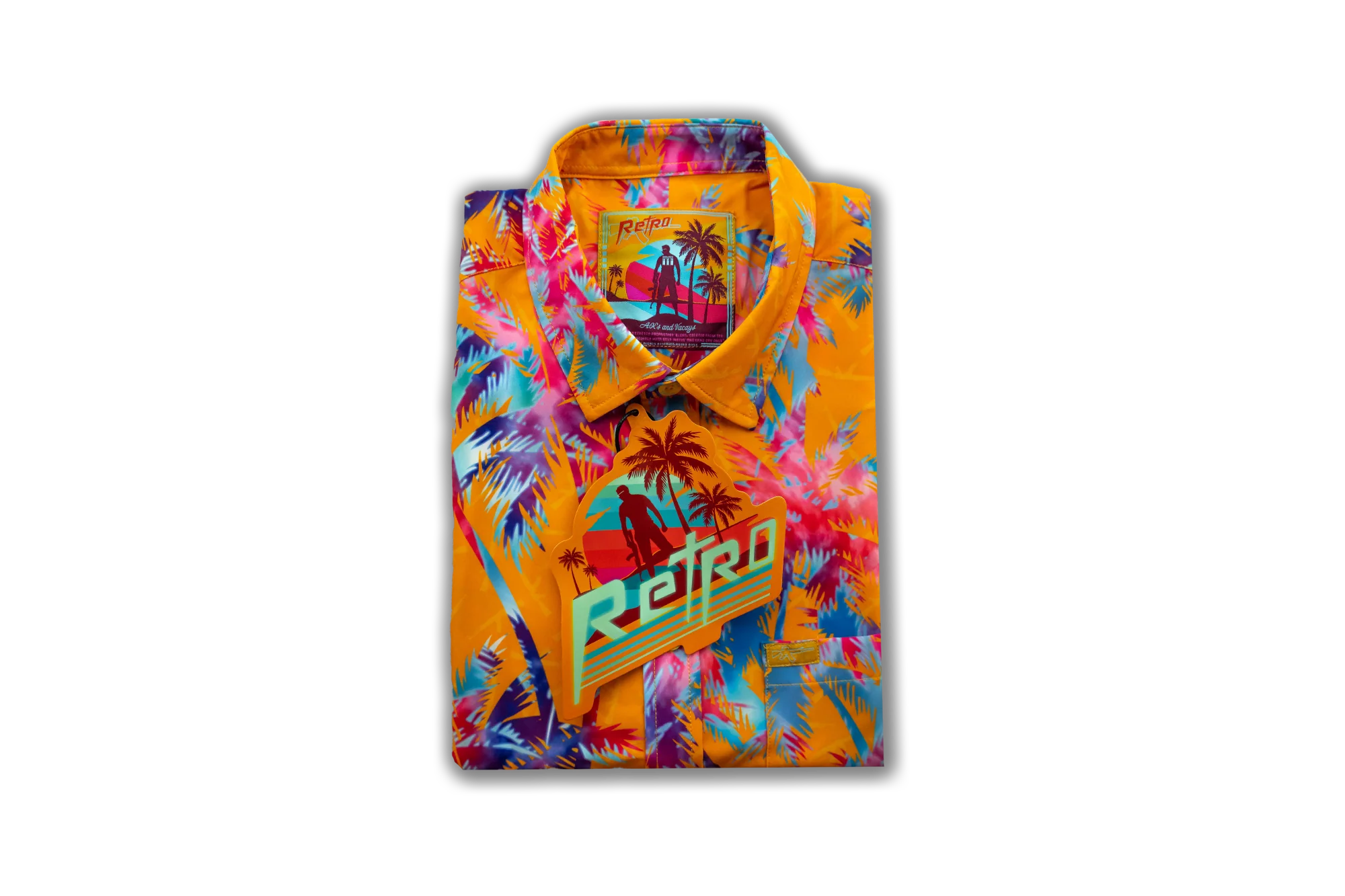 AK's and Vacays Orange Button Down (Youth) - Image 5