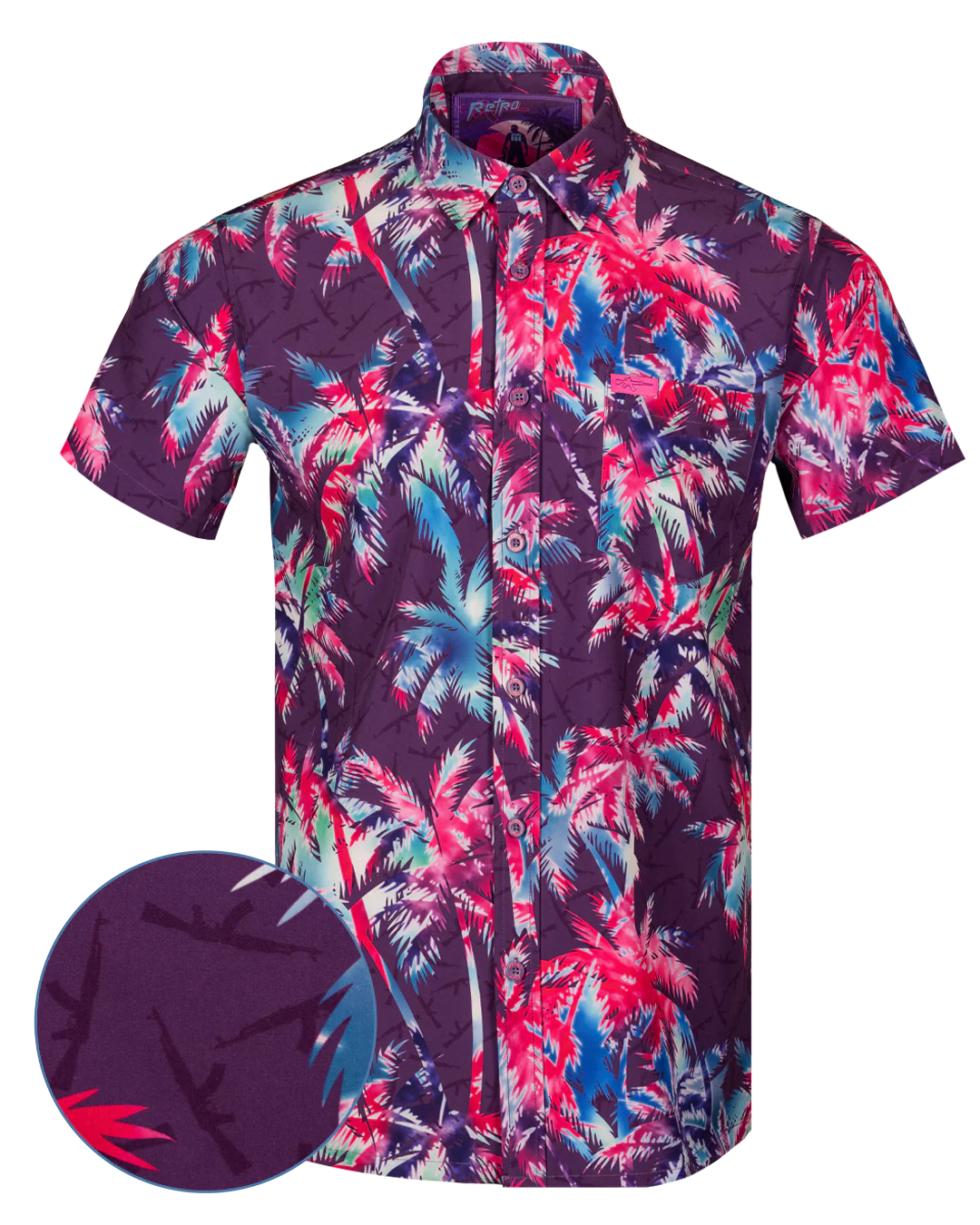 AK's and Vacays (Purple) Button Down