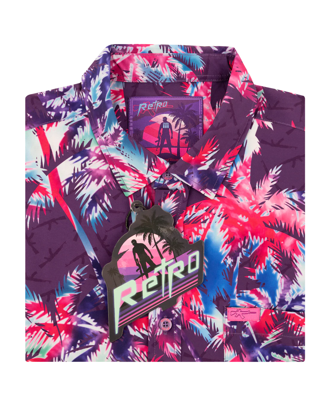 AK's and Vacays (Purple) Button Down - Image 6