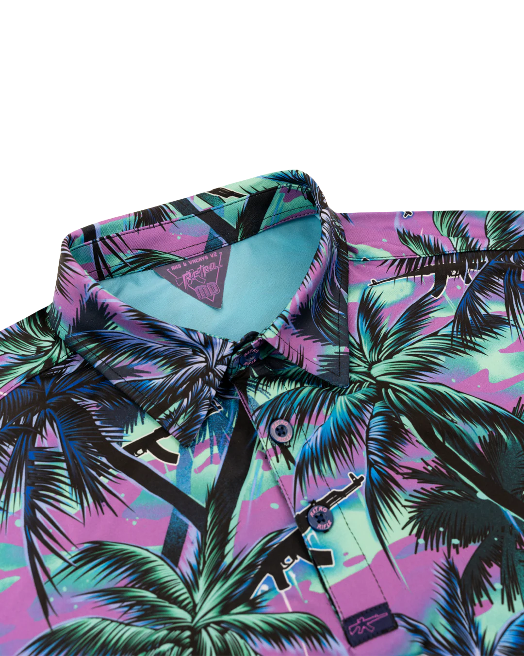 AK's and Vacays (Purple) Polo - Image 2