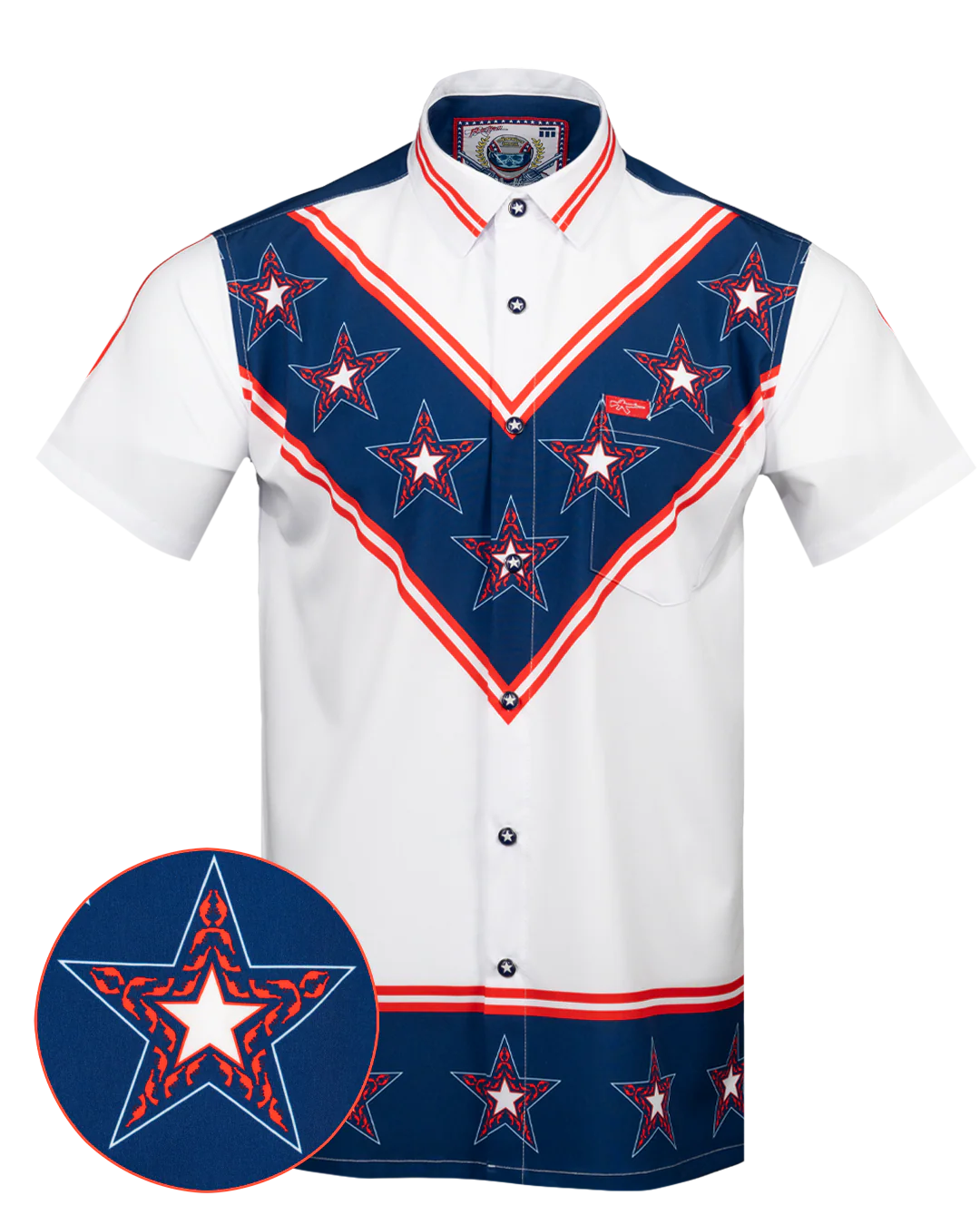 American Daredevil Button Down (Pearl Snaps)