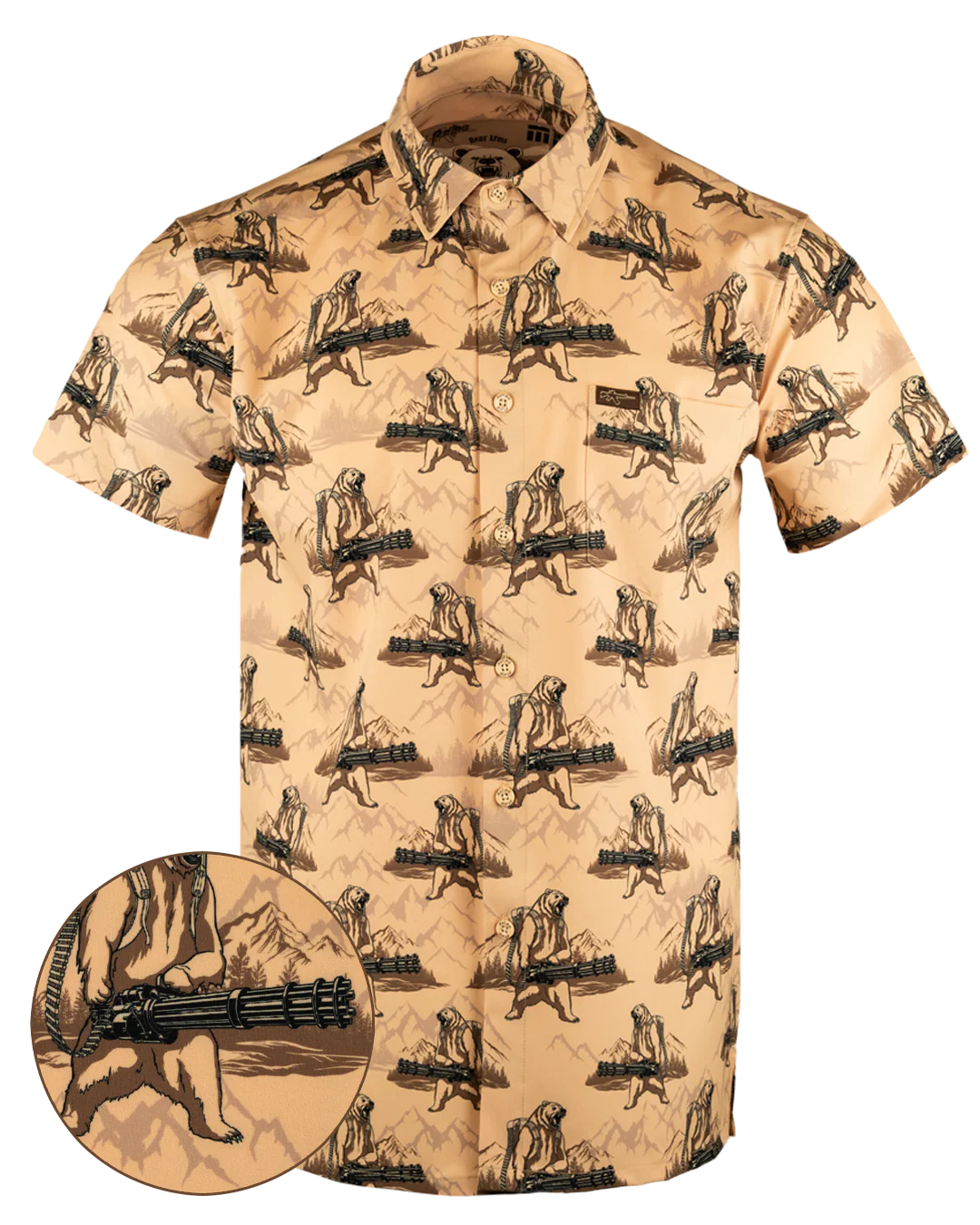Bear Arms Button Down