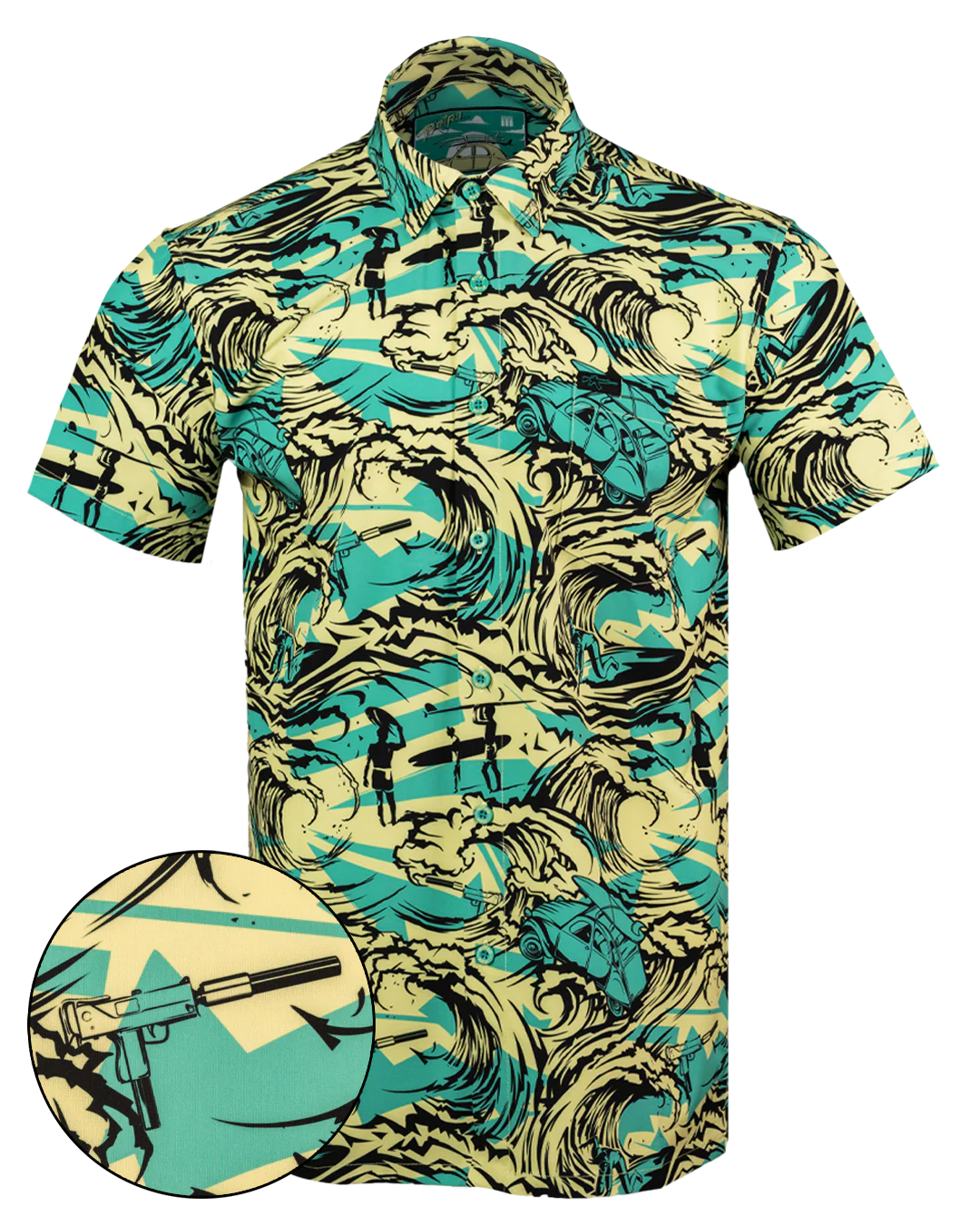 Big Wave Button Down