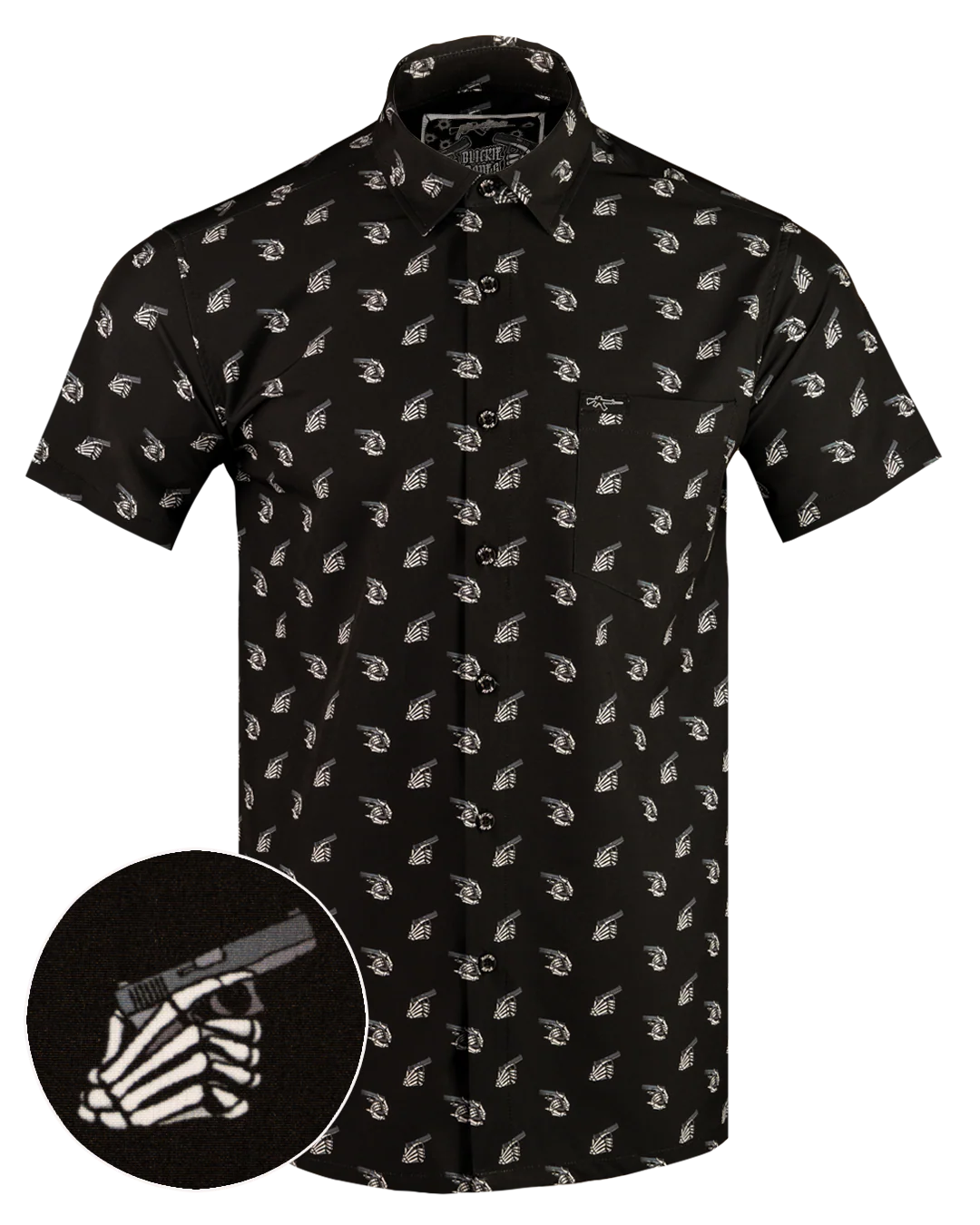 Blickie Bones Button Down