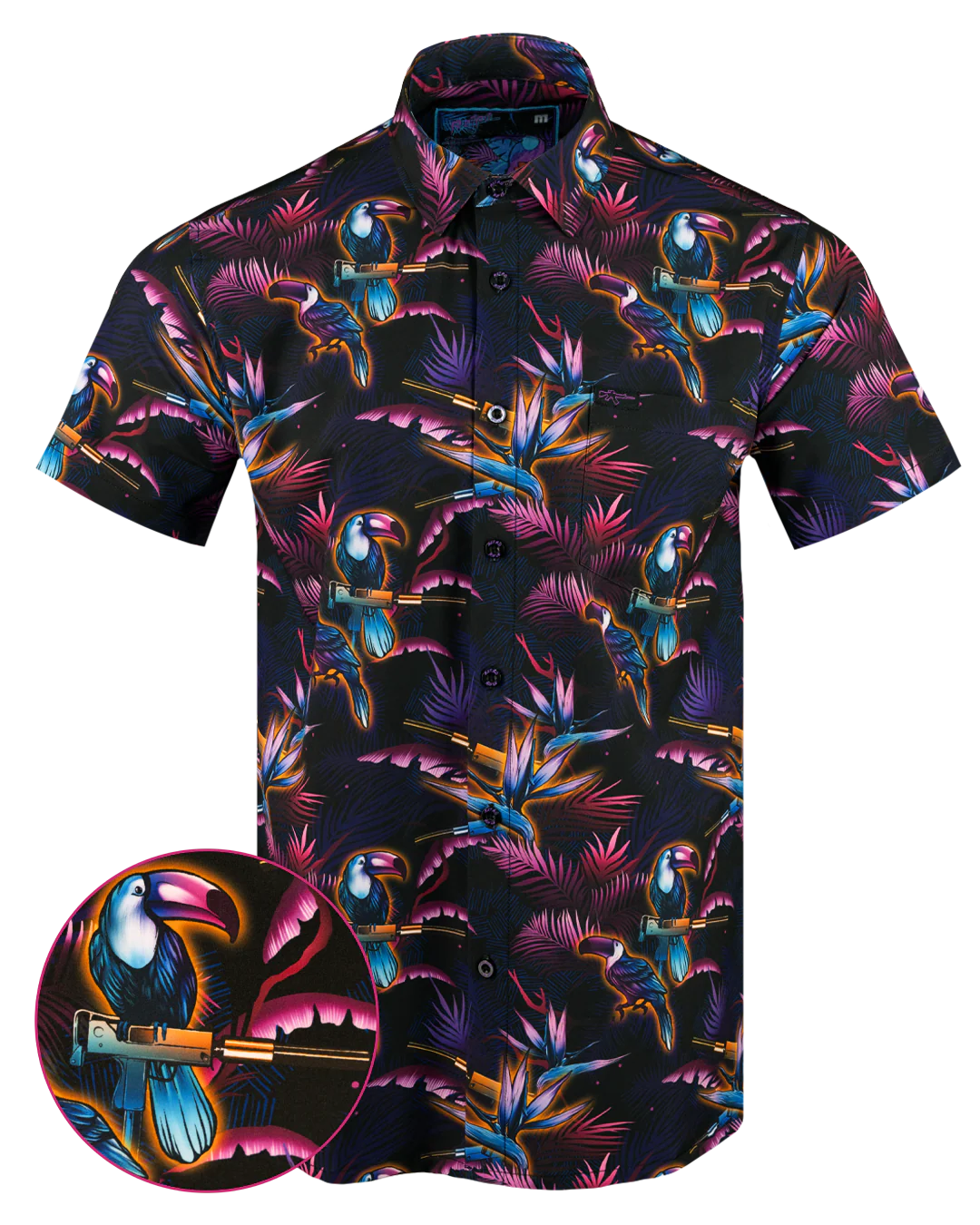 Cans and Toucans V2 Button Down