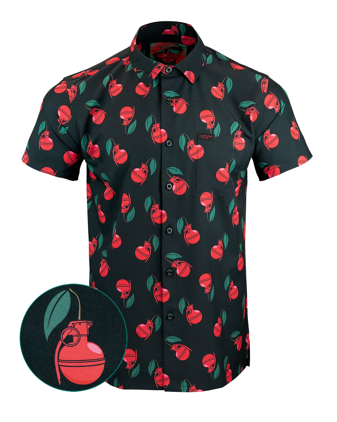 Cherry Bomb Button Down