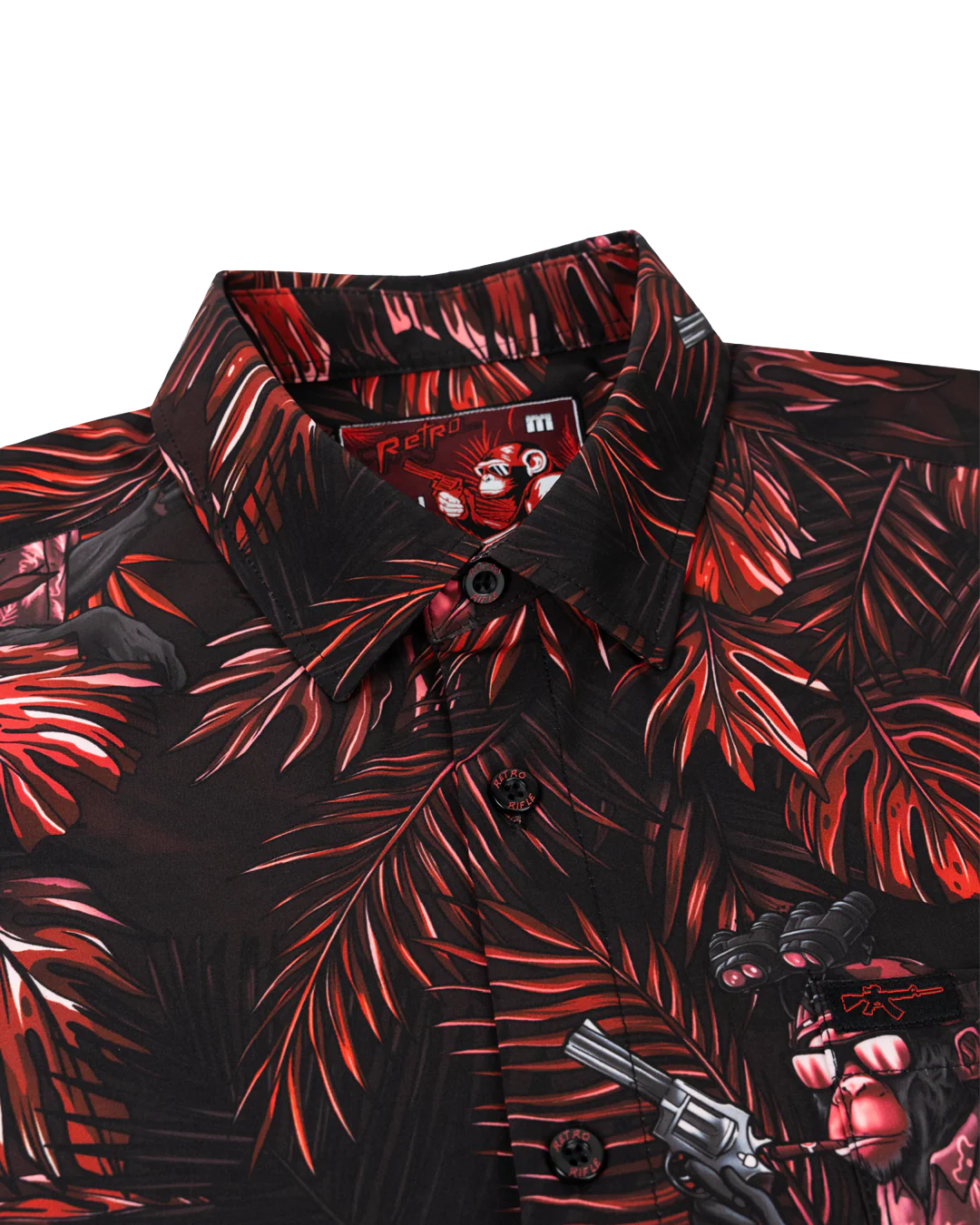 Chill Chimp (Red) Button Down - Image 2