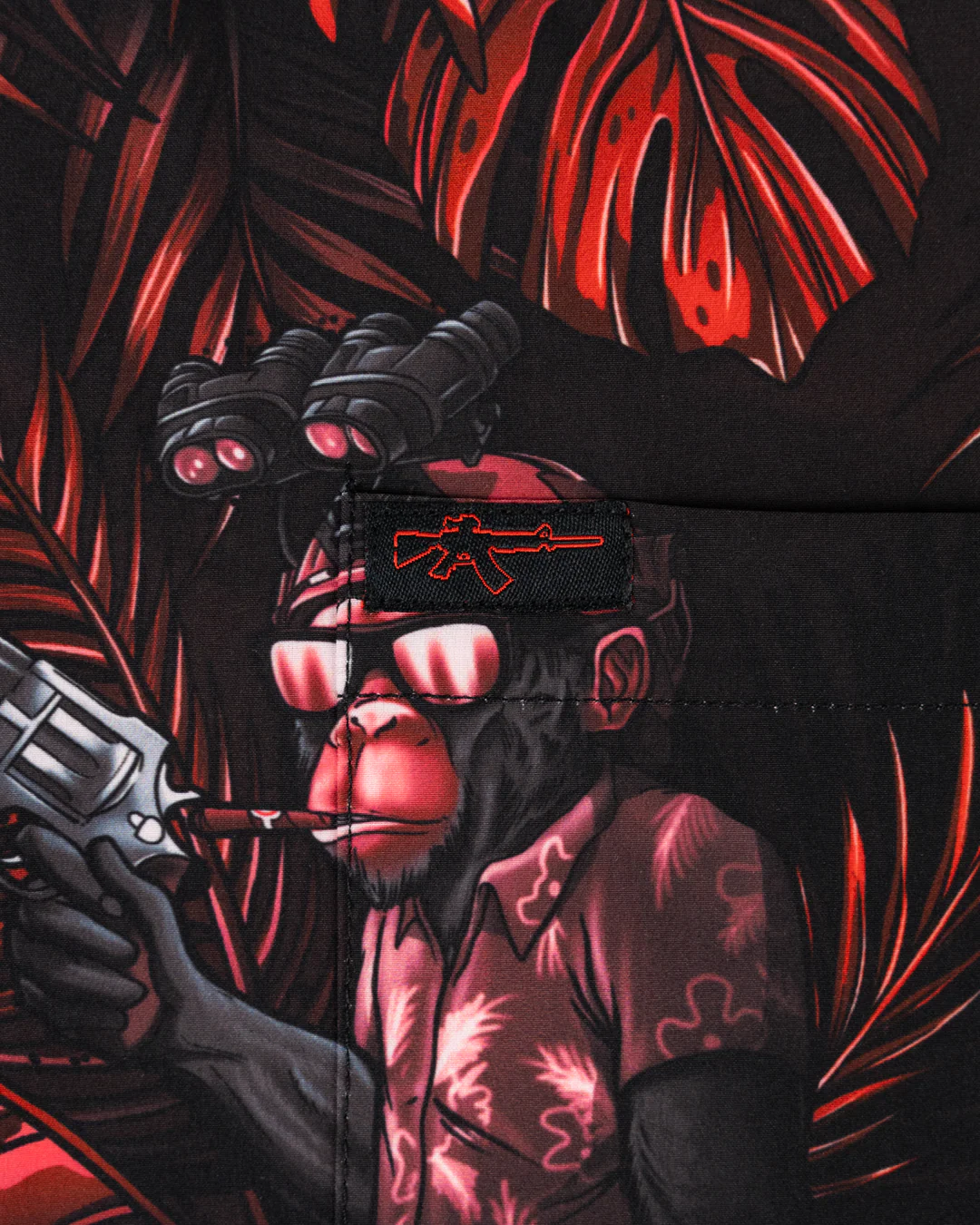 Chill Chimp (Red) Button Down - Image 3