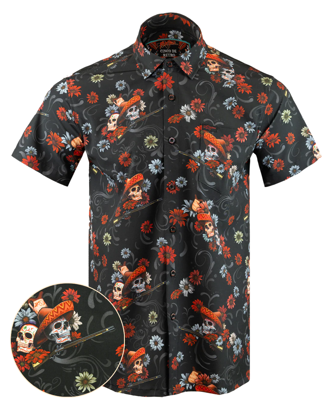 Cinco De Retro Button Down