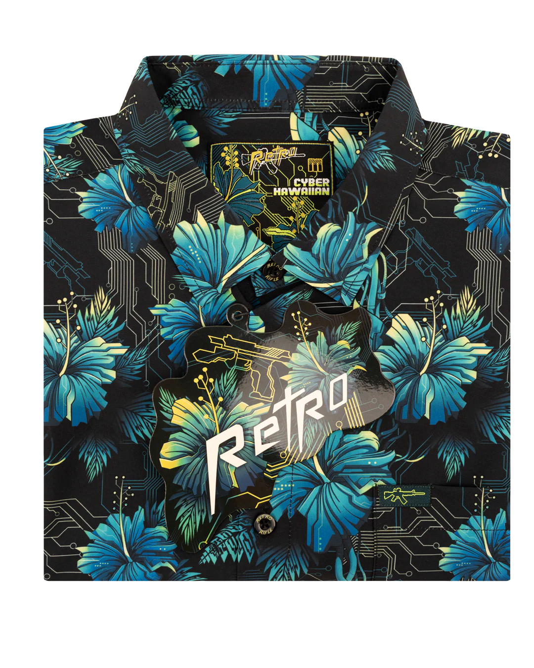 Cyber Hawaiian Button Down - Image 6