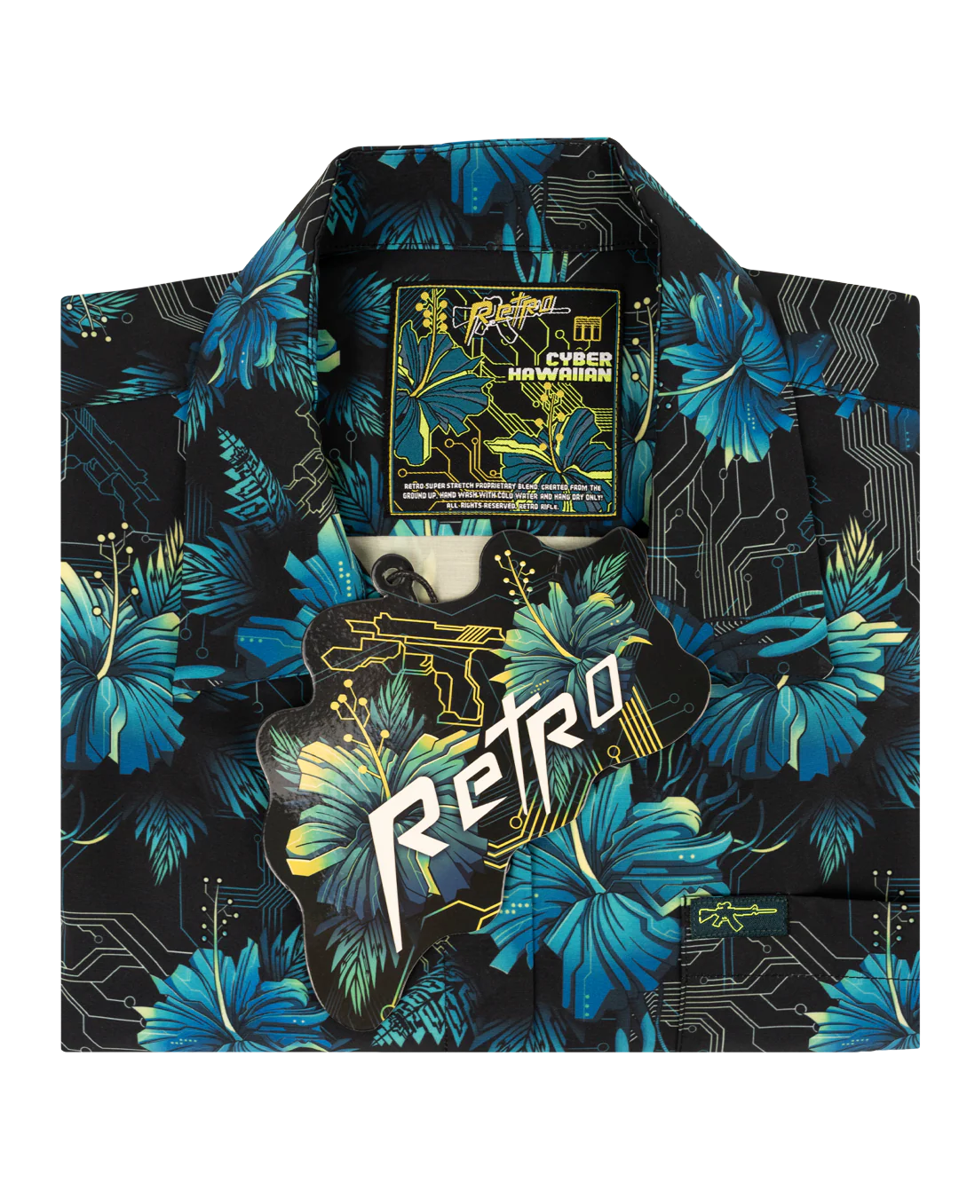 Cyber Hawaiian (Womens) Button Down - Image 6