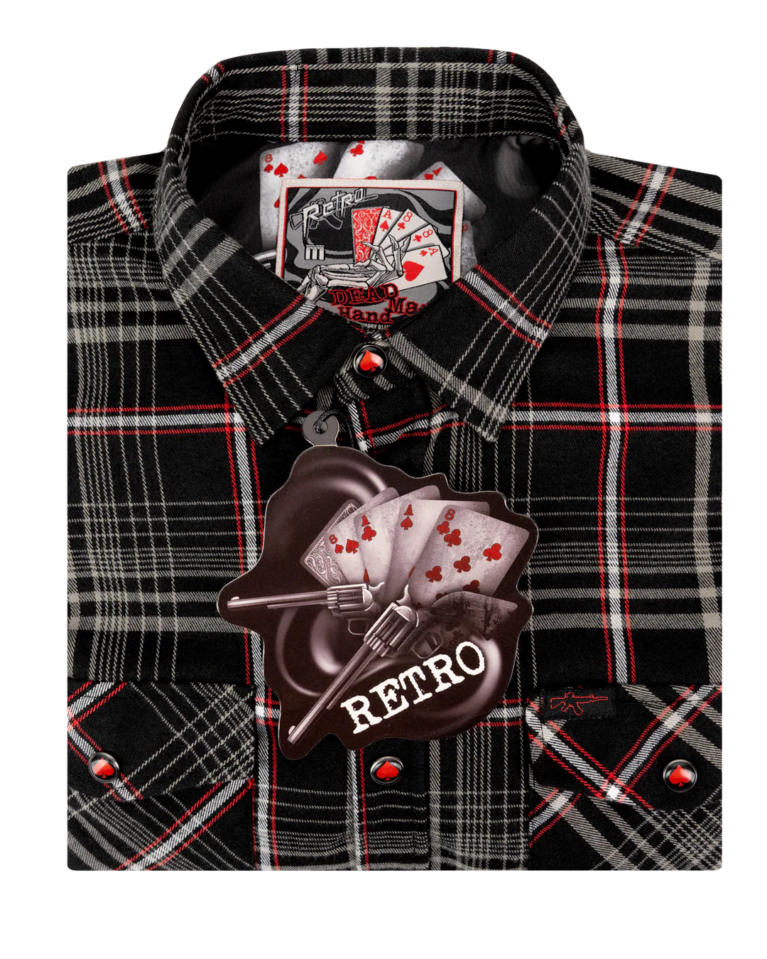 Dead Man's Hand Flannel (Pearl Snaps) - Image 7