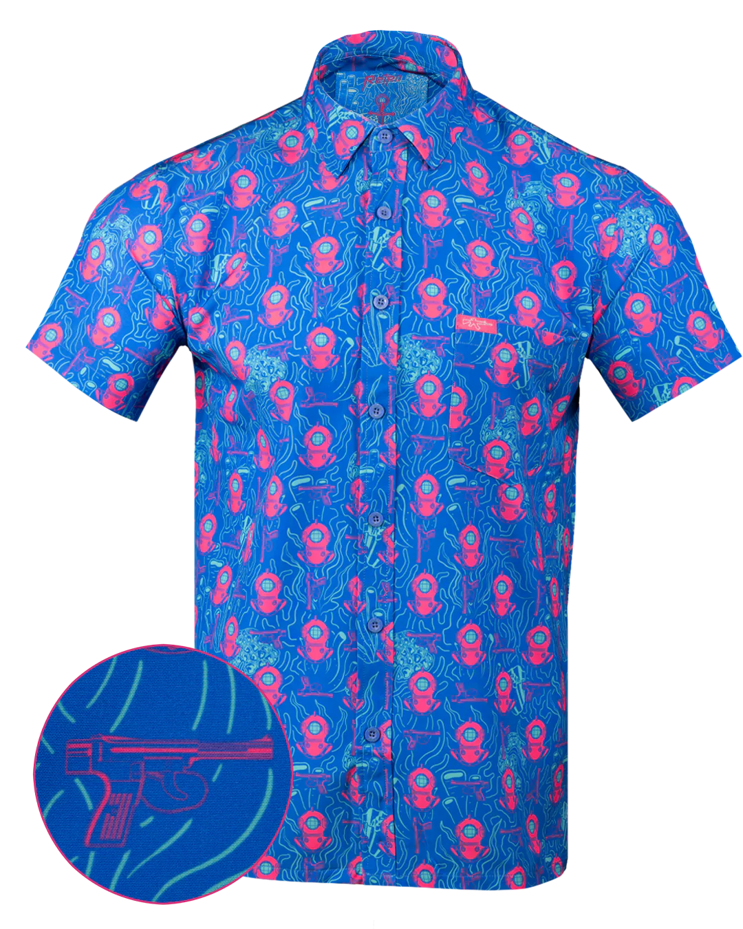 Deep Dive (Blue) Button Down