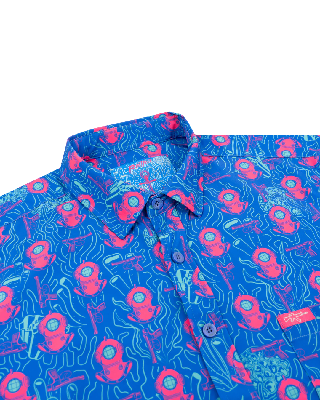 Deep Dive (Blue) Button Down - Image 2