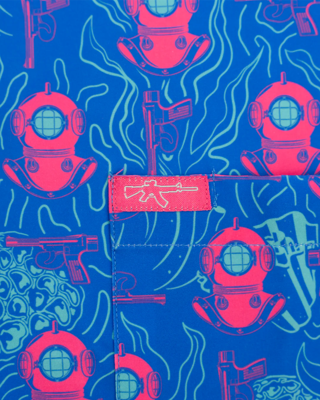 Deep Dive (Blue) Button Down - Image 3