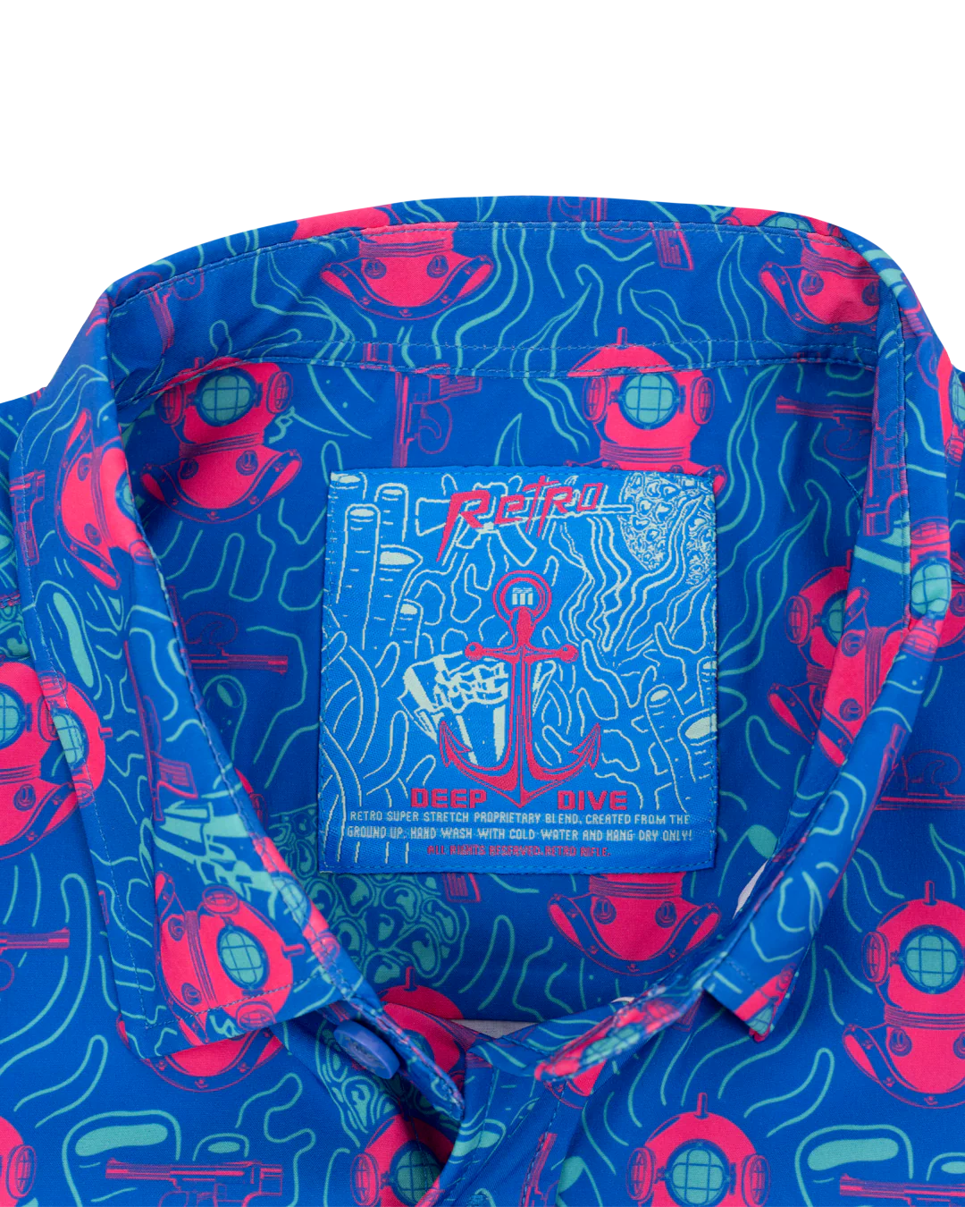 Deep Dive (Blue) Button Down - Image 4