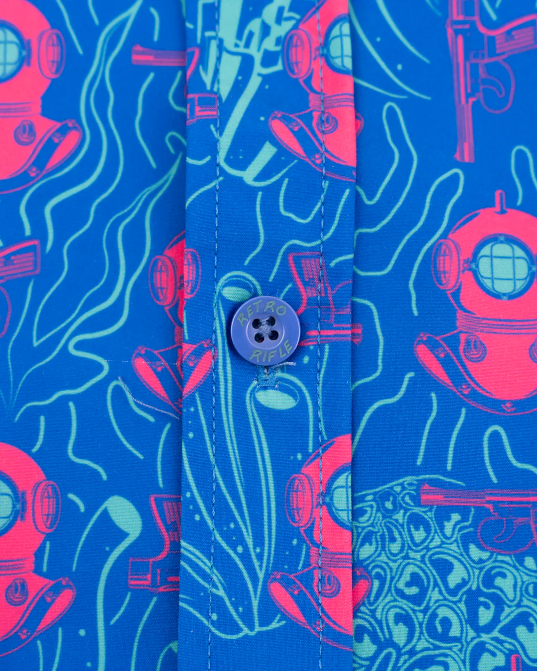 Deep Dive (Blue) Button Down - Image 5