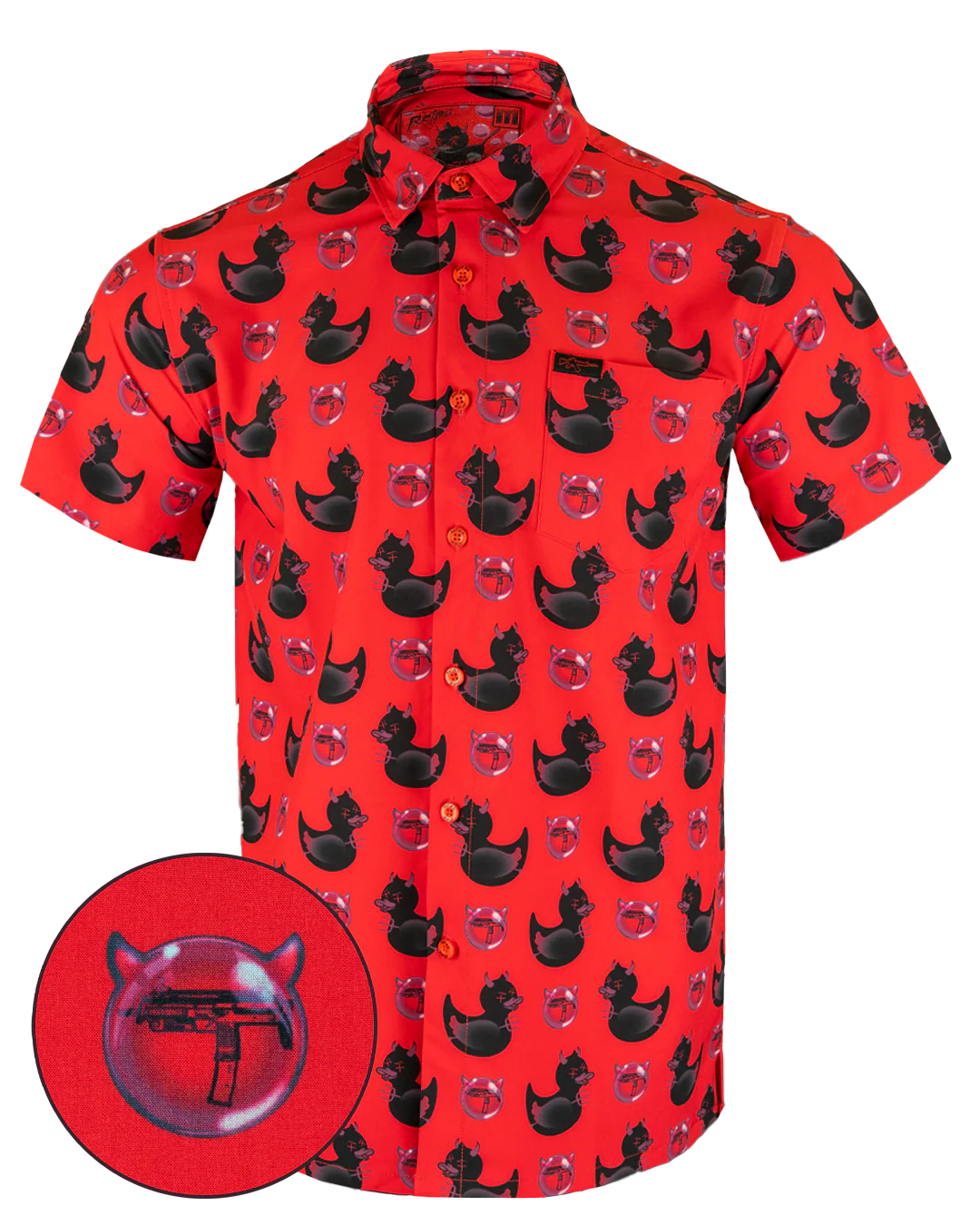 Devil Duck Button Down