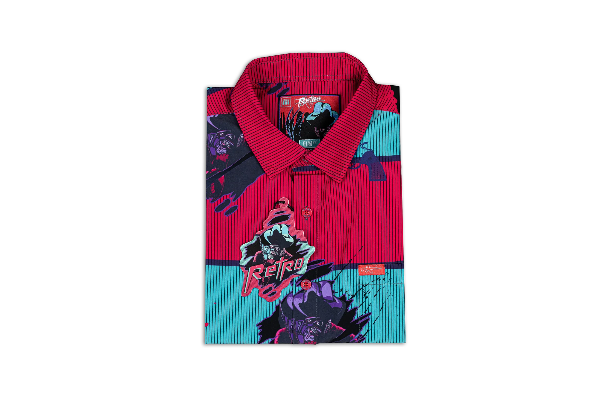 Elm Street (Blue/Red) Button Down - Image 5