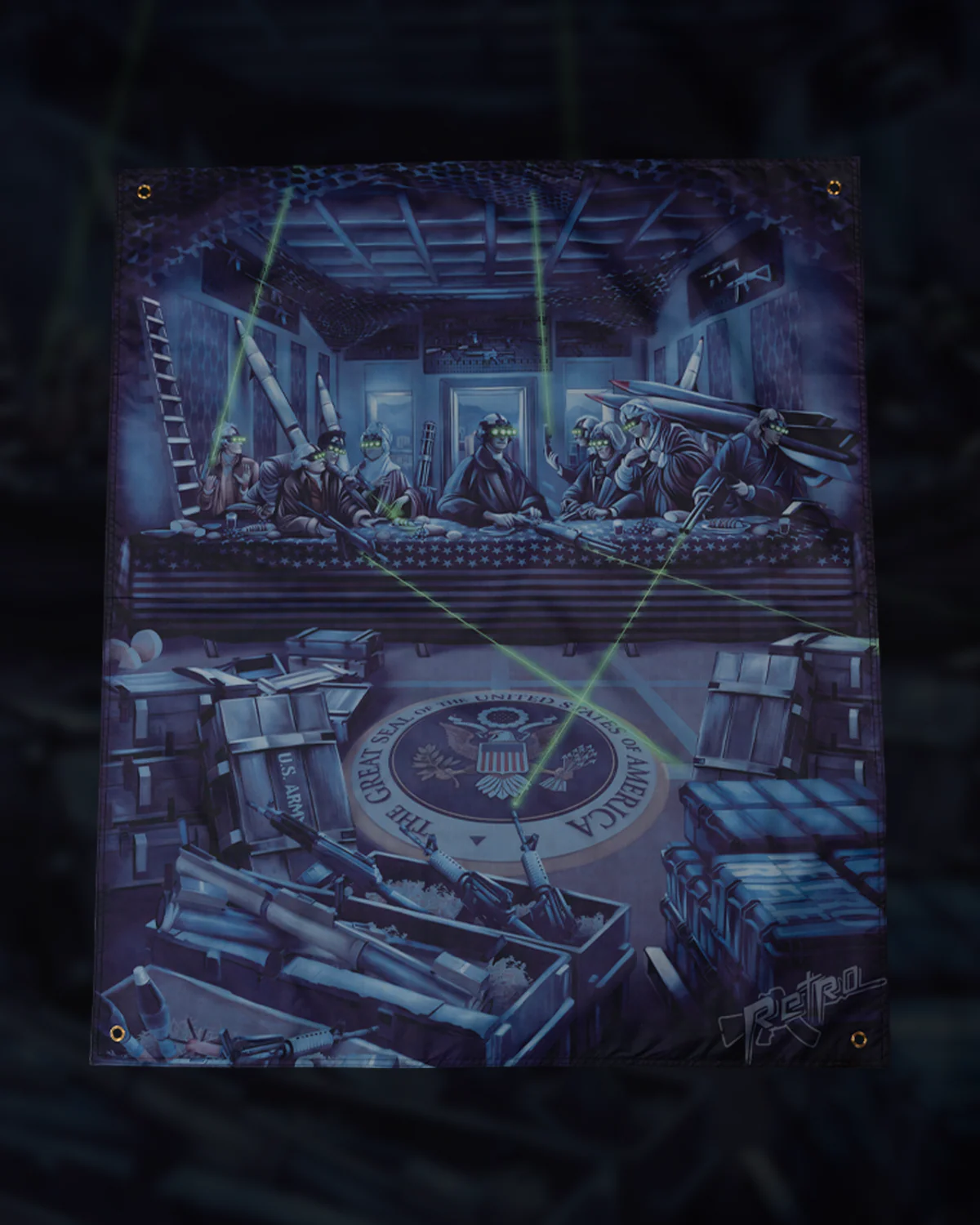 Feasting Fathers (Night Ops) Flag