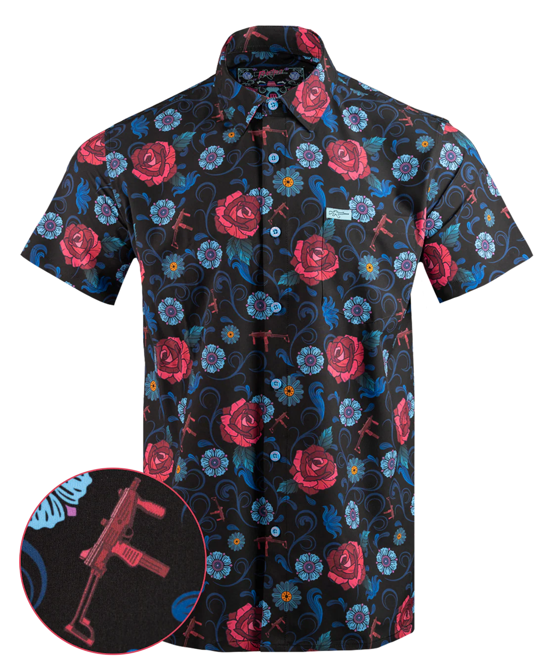 Fiesta (Blue/Pink) Button Down