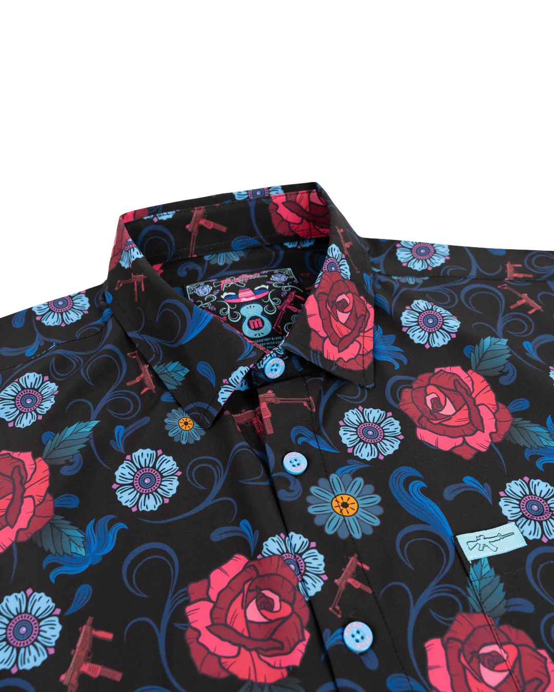 Fiesta (Blue/Pink) Button Down - Image 2