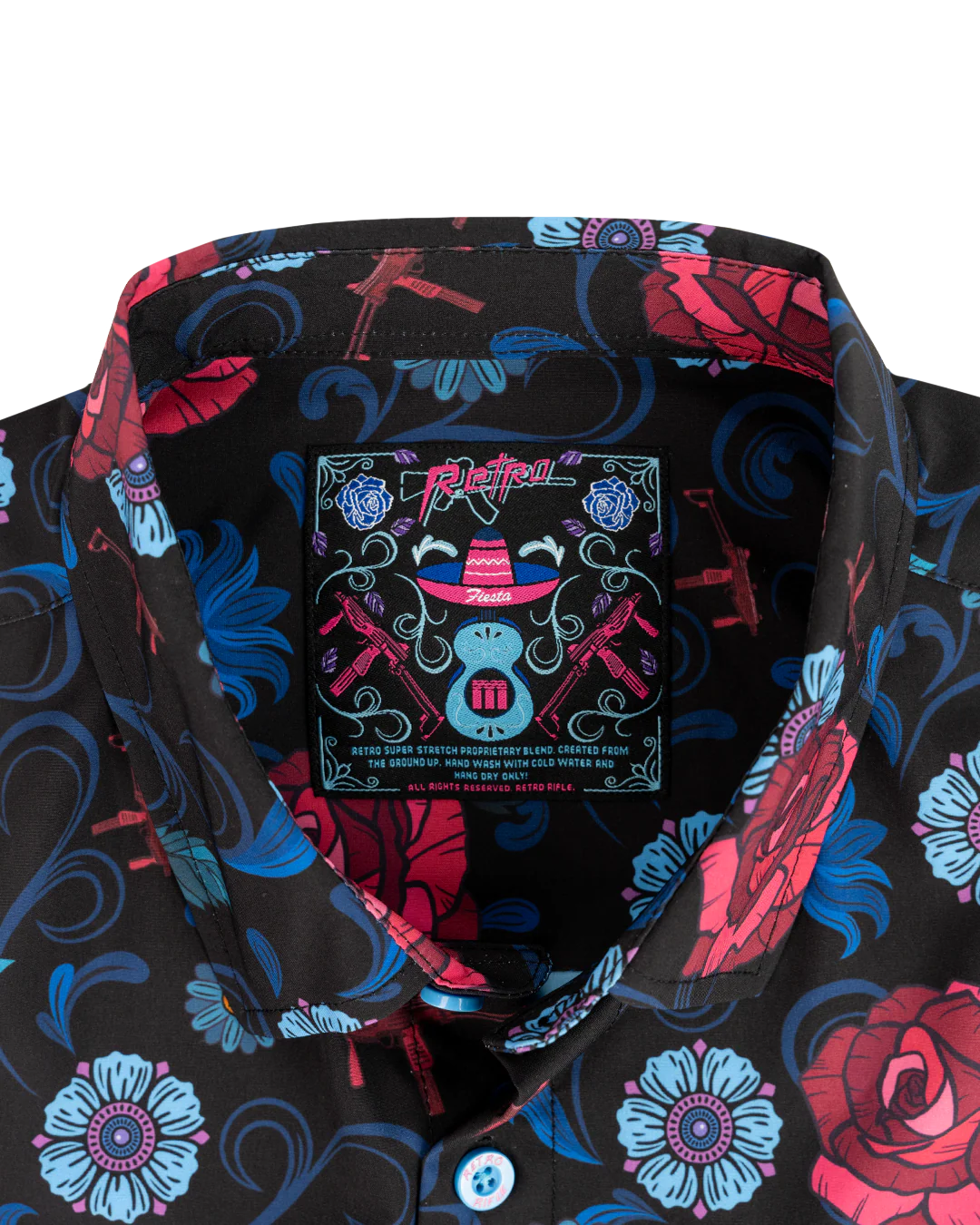 Fiesta (Blue/Pink) Button Down - Image 4