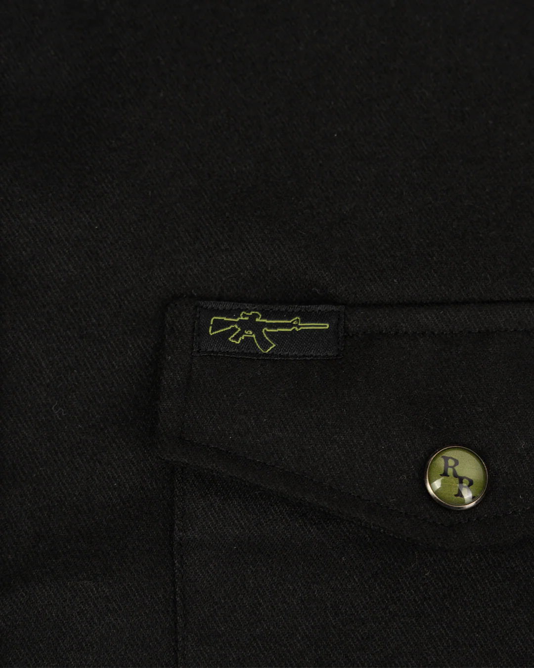 Floral Drab Flannel (Pearl Snaps) - Image 3
