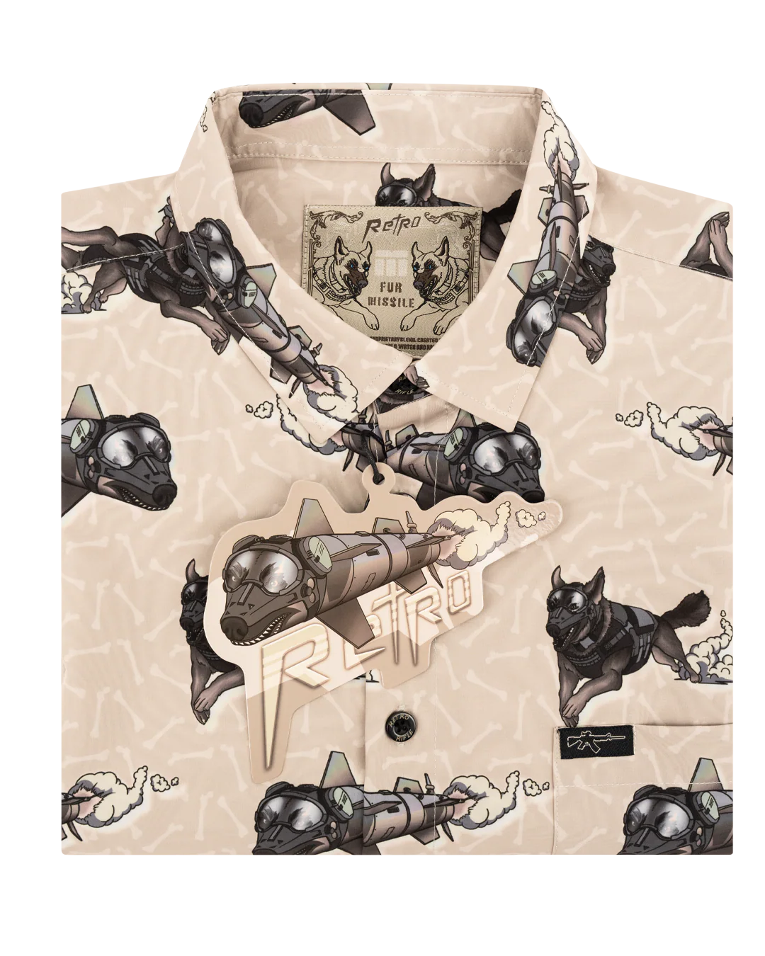 Fur Missile Button Down - Image 6