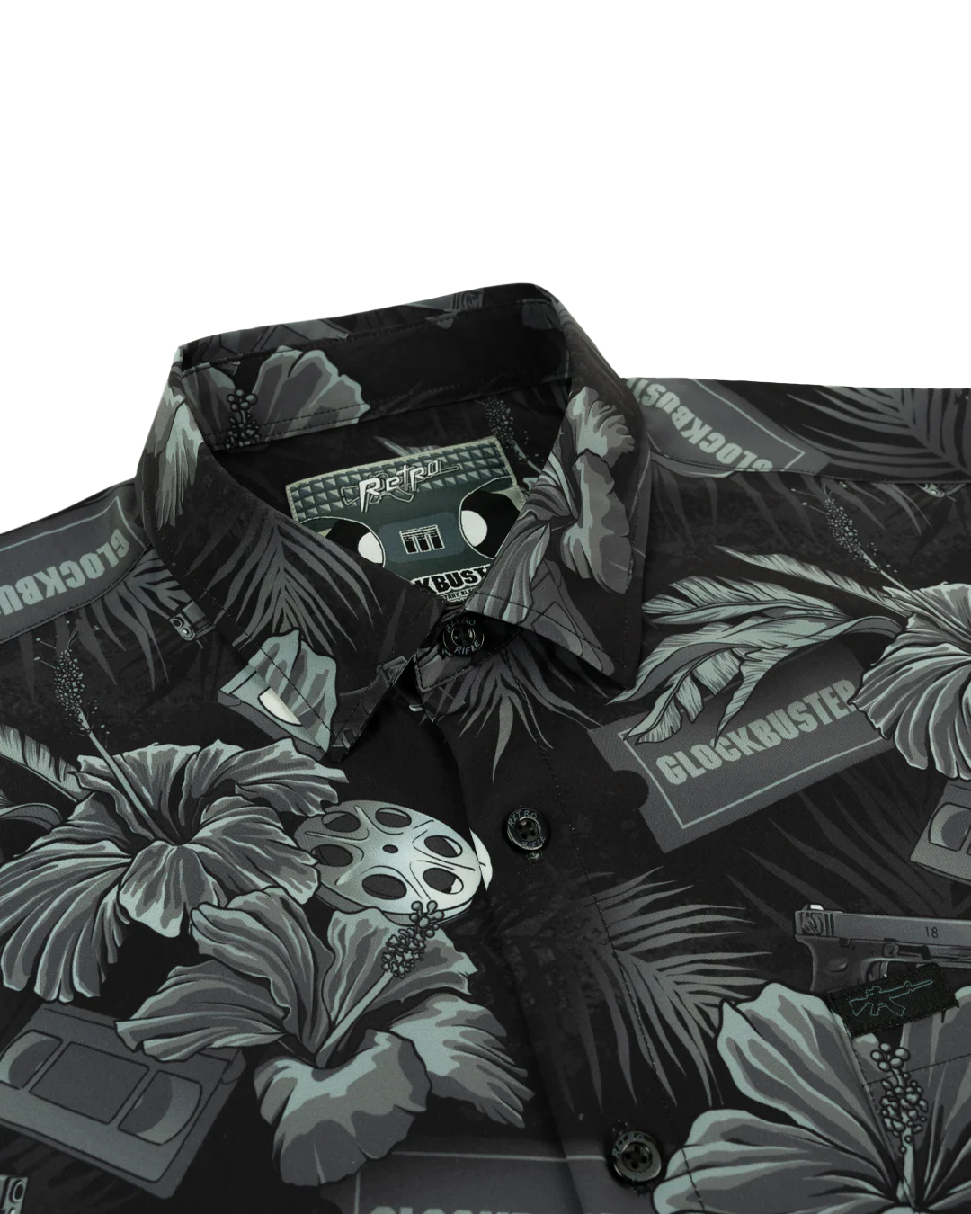 Glockbuster (Black) Button Down - Image 2