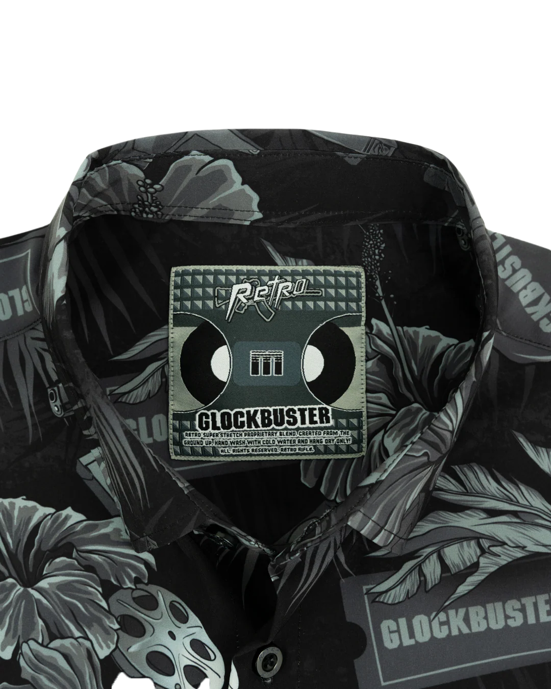 Glockbuster (Black) Button Down - Image 4