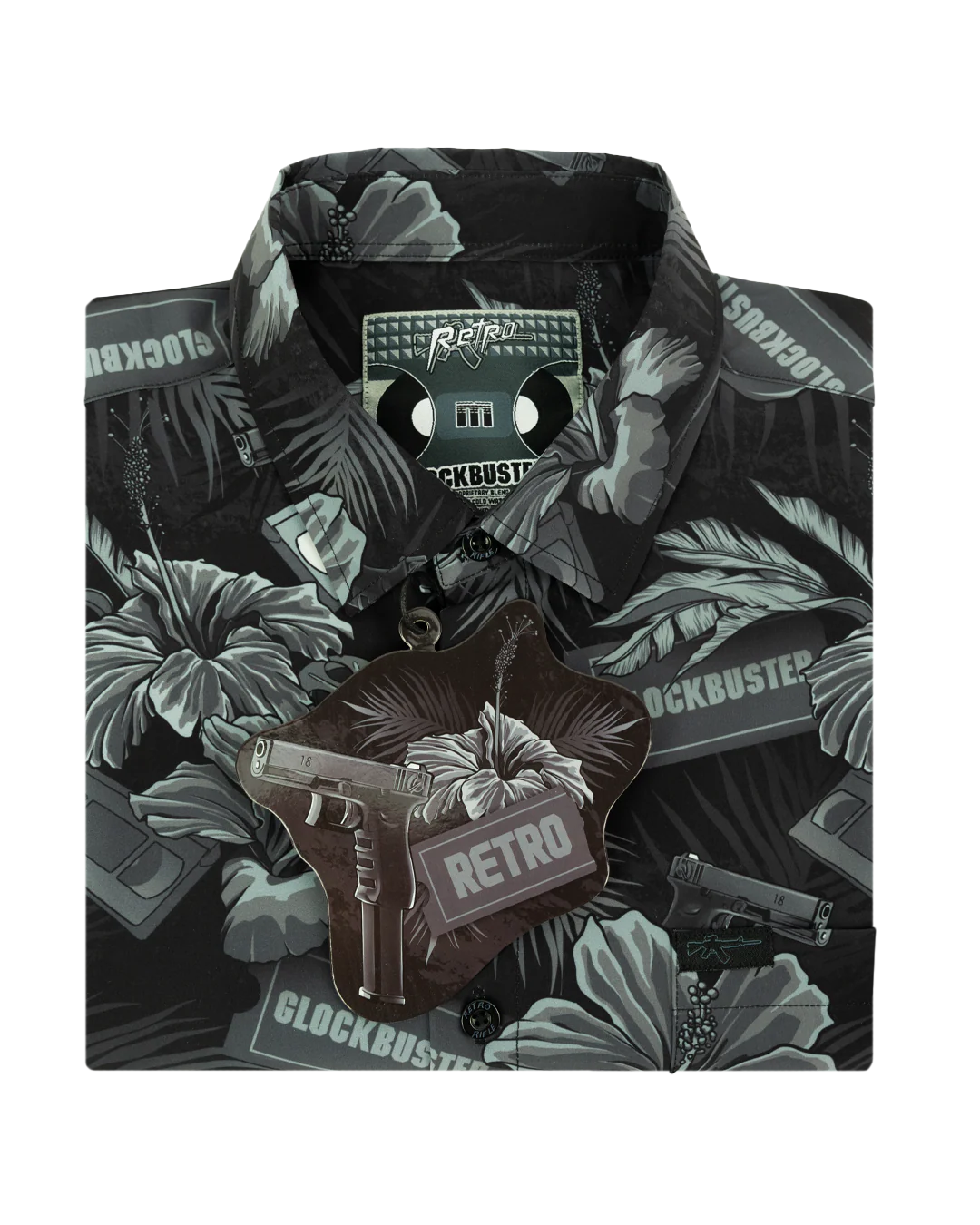 Glockbuster (Black) Button Down - Image 6