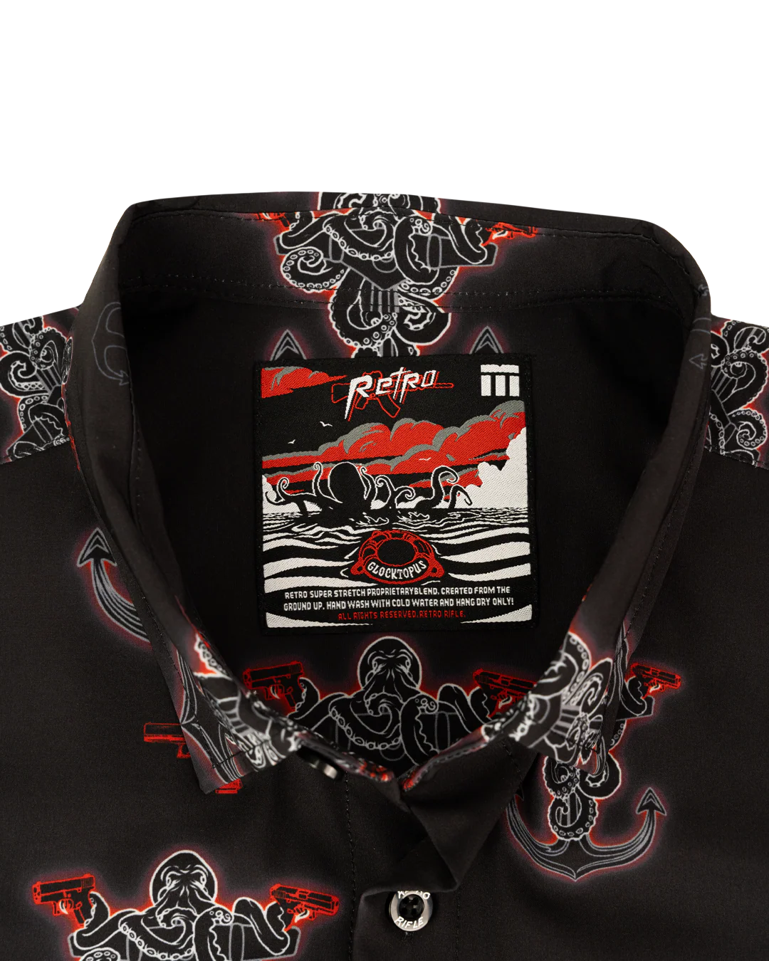 Glocktopus (Black/Red) Button Down - Image 4