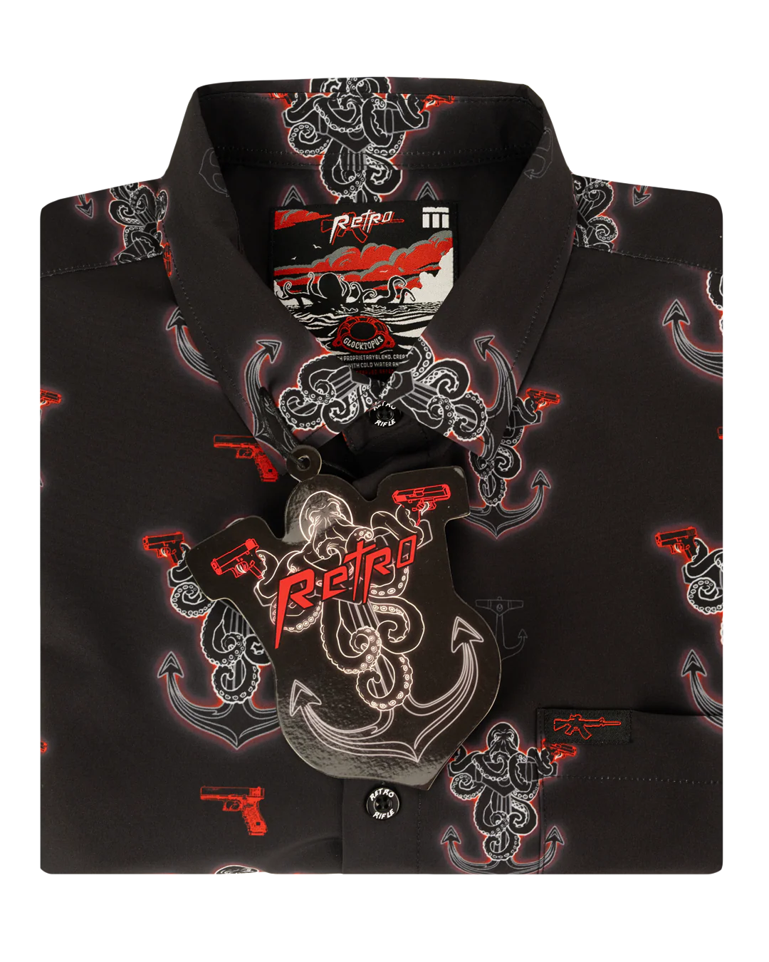 Glocktopus (Black/Red) Button Down - Image 6