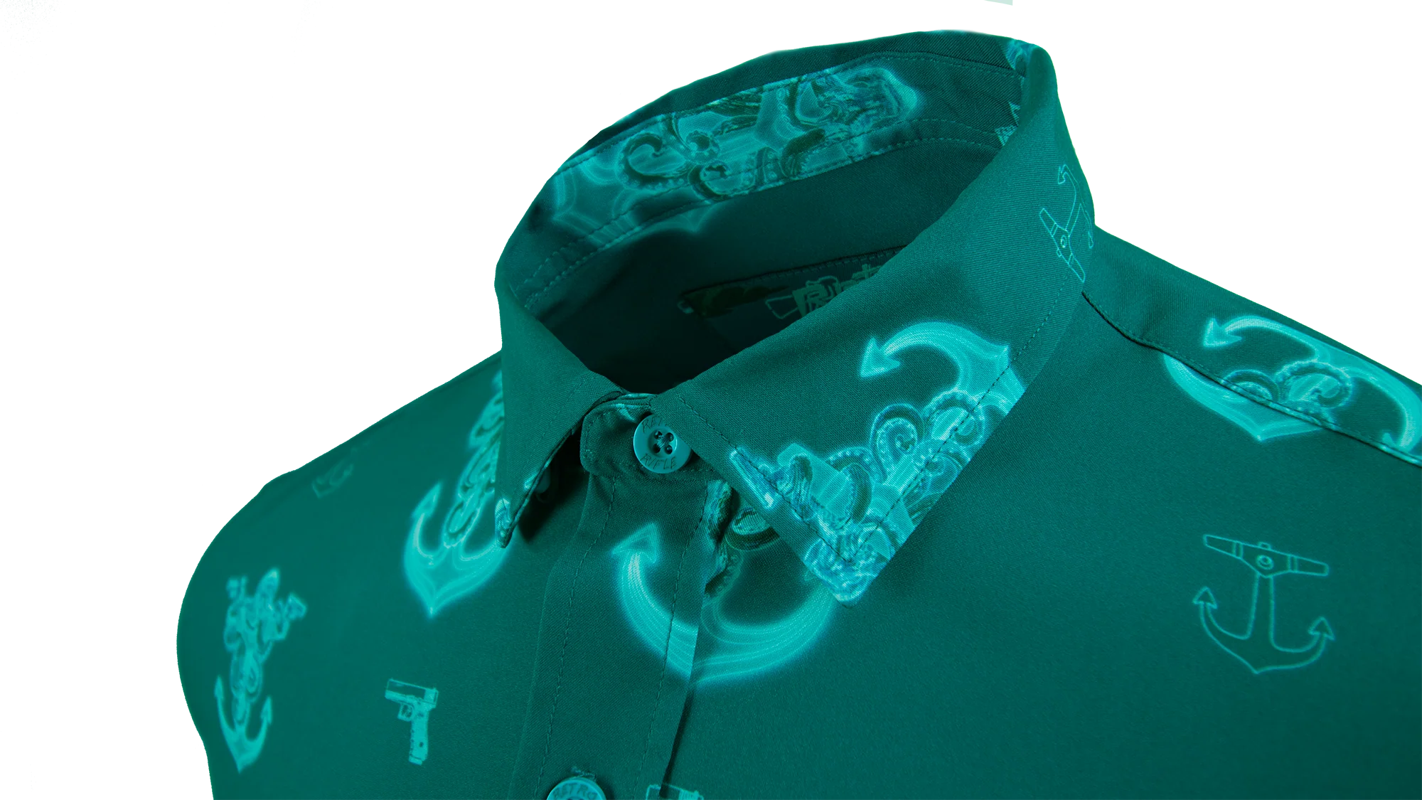 Glocktopus (Teal) Button Down - Image 3