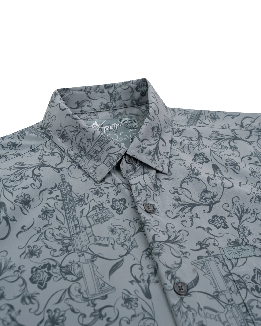 Gray Man (Gray) Button Down - Image 2