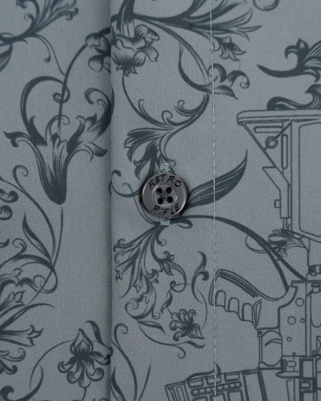 Gray Man (Gray) Button Down - Image 5