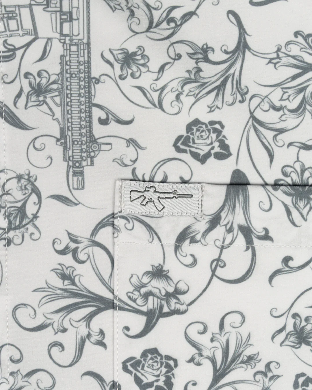 Gray Man (White) Button Down - Image 3
