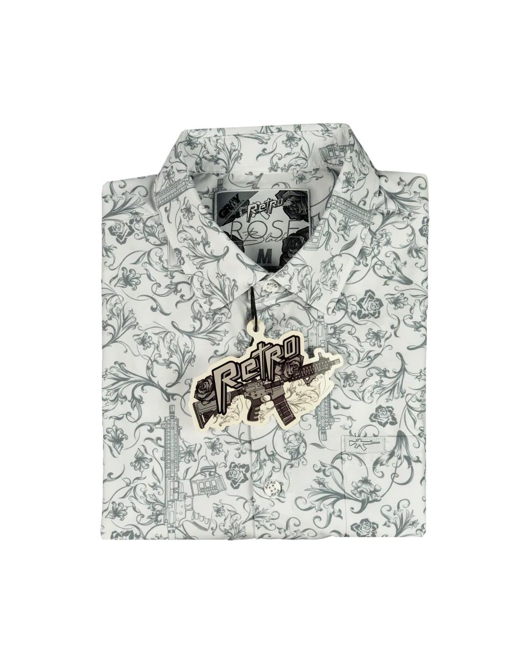Gray Man (White) Button Down - Image 5
