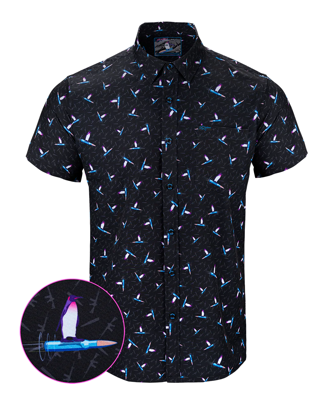 Hanguin (Black) Button Down