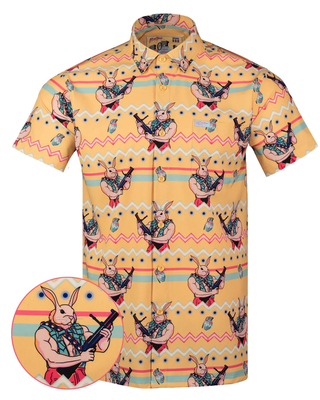 Hare Trigger Button Down