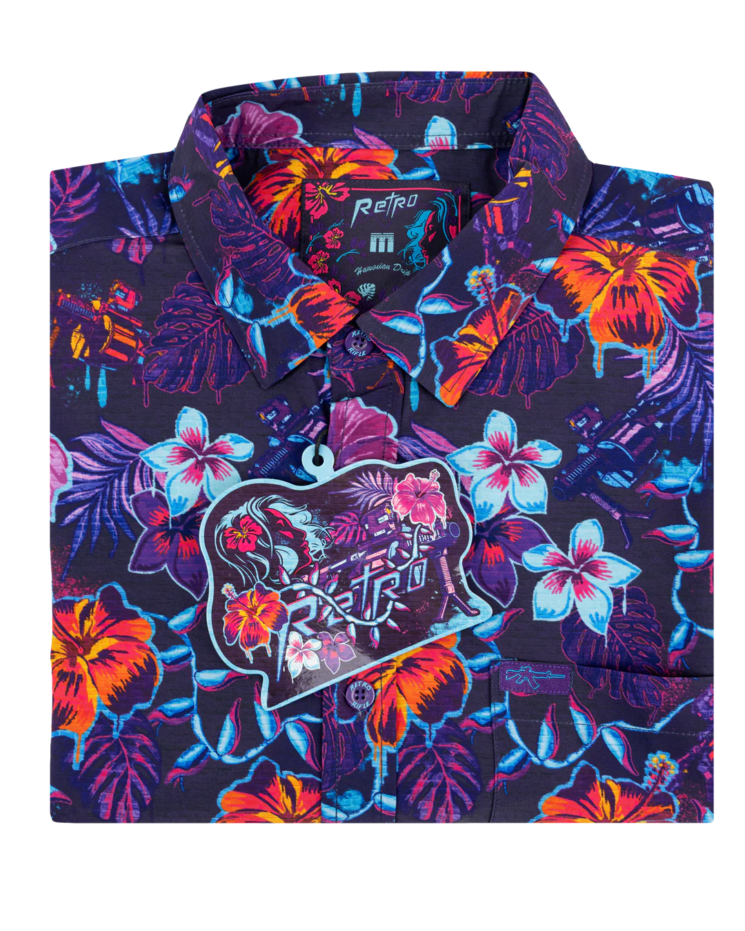 Hawaiian Drip (Purple) Button Down - Image 6
