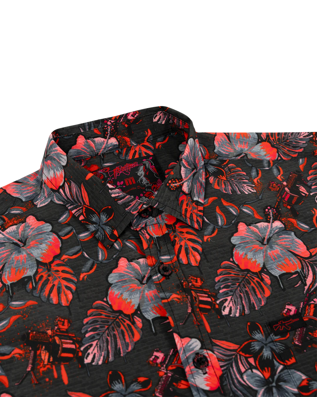 Hawaiian Drip (Red) Button Down - Image 2