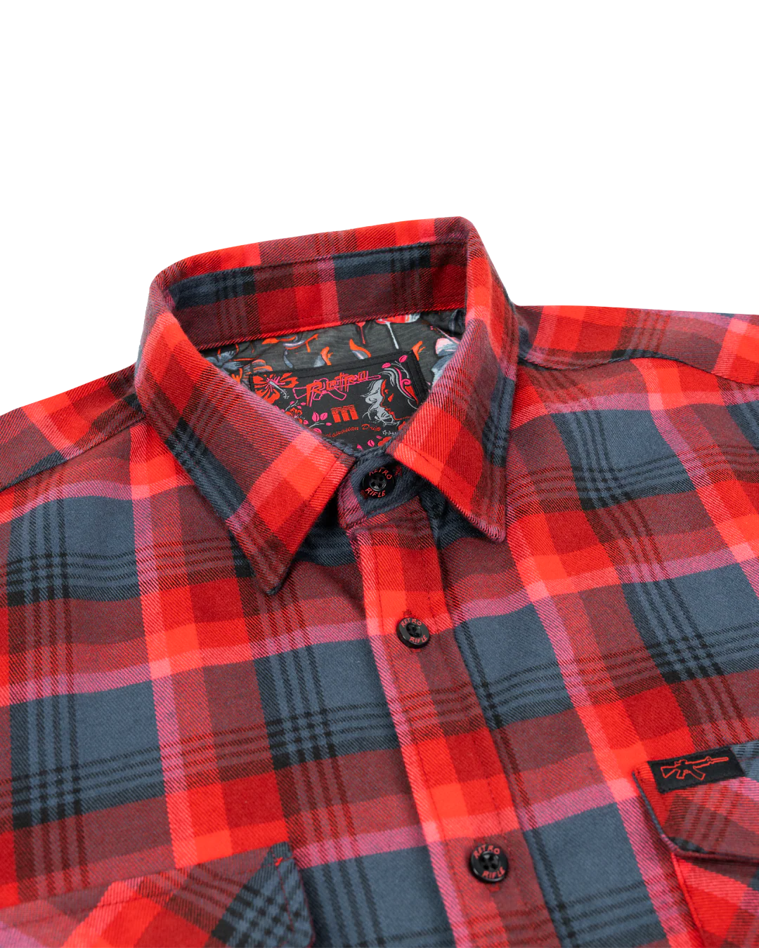 Hawaiian Drip (Red) Flannel - Image 2