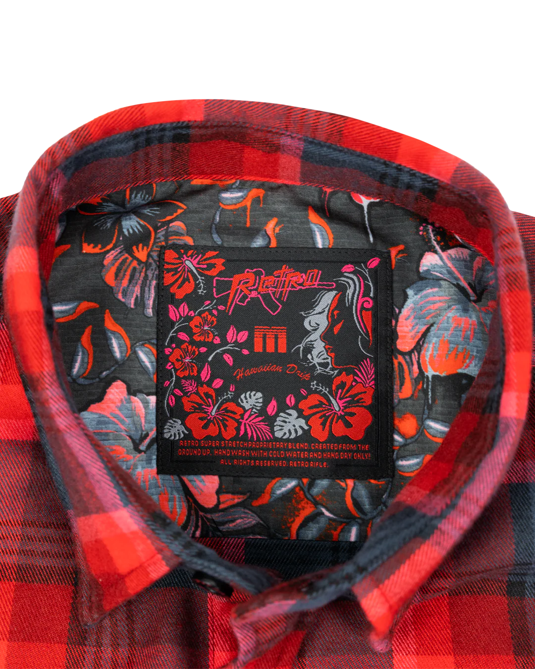 Hawaiian Drip (Red) Flannel - Image 5