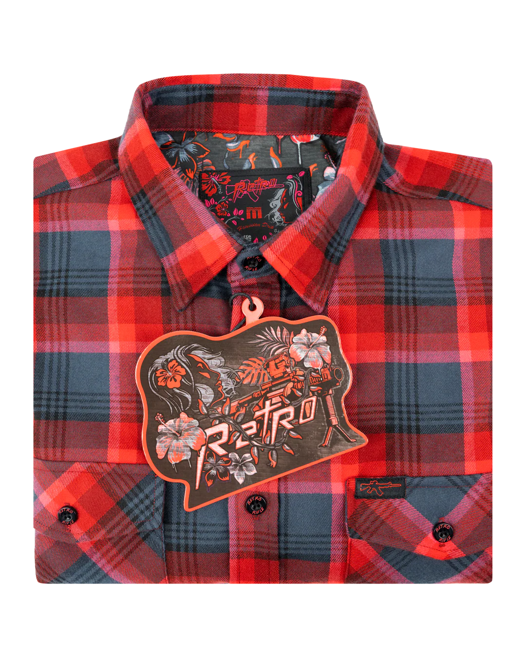 Hawaiian Drip (Red) Flannel - Image 7