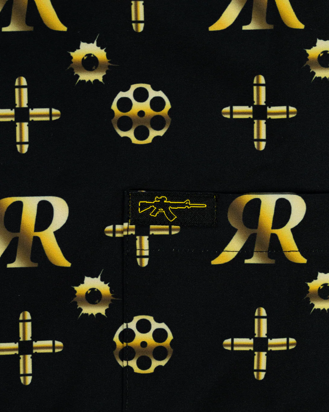 High Roller (Gold) Button Down (Pearl Snaps) - Image 3